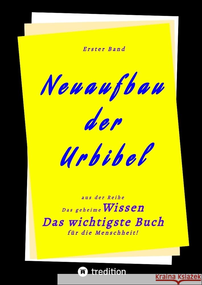 1. Band von Neuaufbau der Urbibel Herausgeber, ., Greber, Johannes 9783347595095 tredition - książka