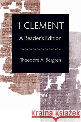 1 Clement Bergren, Theodore A. 9780813232362 Catholic University of America Press - książka
