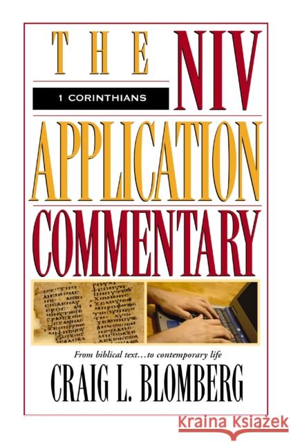 1 Corinthians Craig L. Blomberg Bill T. Arnold David W. Baker 9780310484905 Zondervan Publishing Company - książka