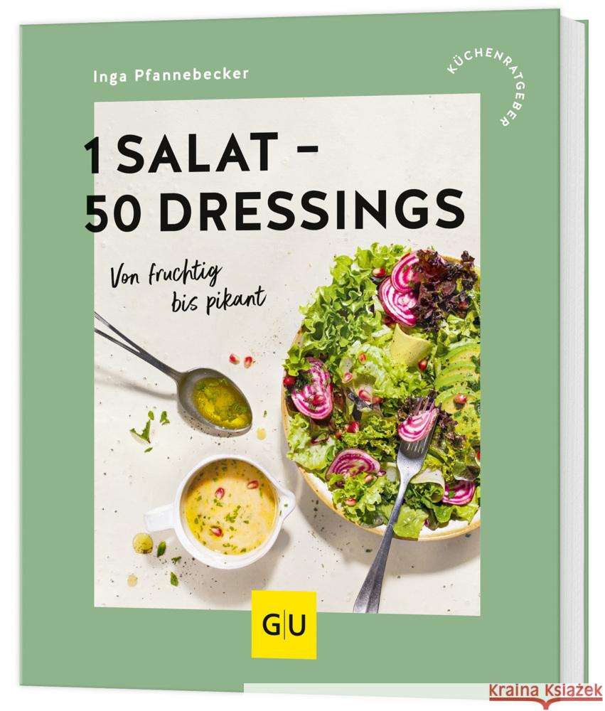 1 Salat - 50 Dressings Pfannebecker, Inga 9783833896590 Gräfe & Unzer - książka