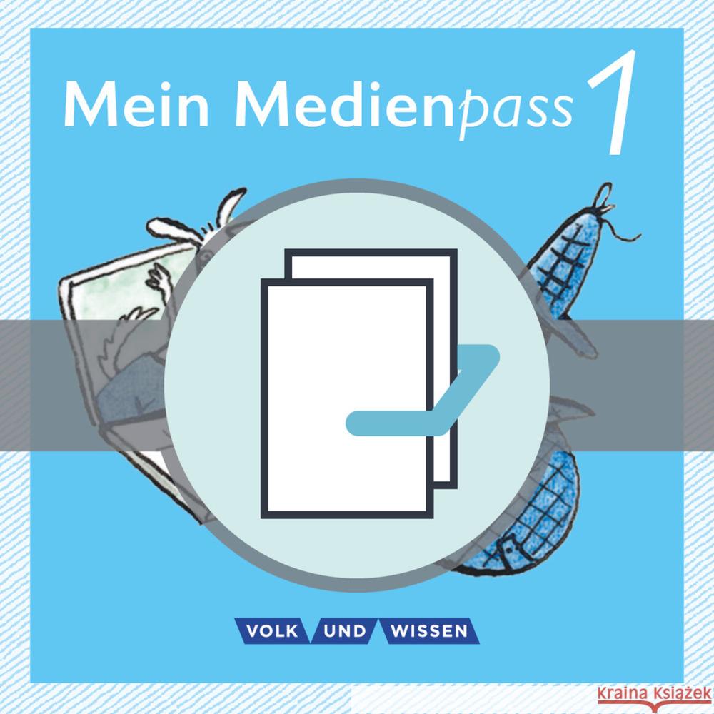 1. Schuljahr - Mein Medienpass : Arbeitsheft Medienkompetenz. 10 Stück im Paket Bülow, Sandra; Grotehusmann, Sarah 9783060848973 Cornelsen Verlag - książka