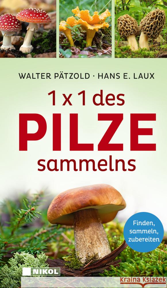 1 x 1 des Pilzesammelns Pätzold, Walter, Laux, Hans E. 9783868208306 Nikol Verlag - książka