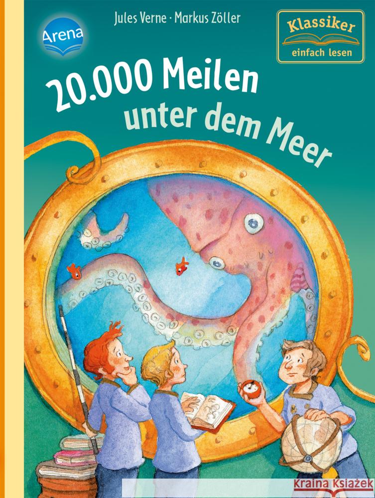 20.000 Meilen unter dem Meer Verne, Jules; Knape, Wolfgang 9783401717142 Arena - książka