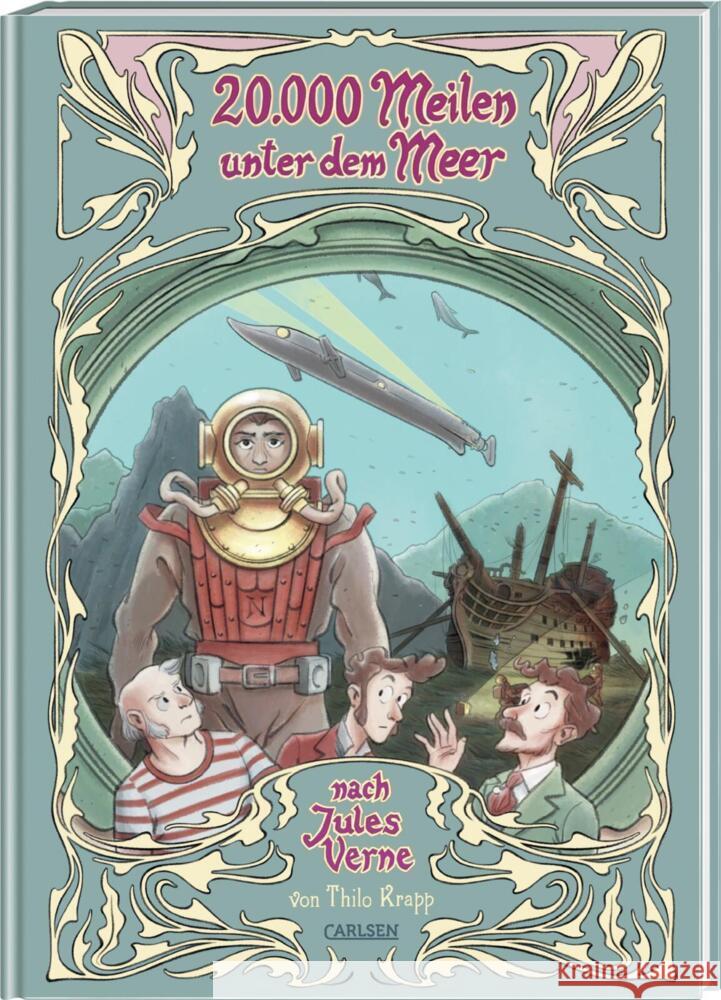 20.000 Meilen unter dem Meer Krapp, Thilo 9783551793584 Carlsen Comics - książka