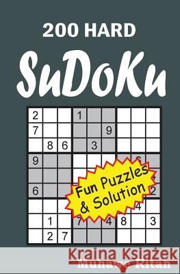 200 Hard Sudoku Muhawe Ritah 9781500305659 Createspace - książka