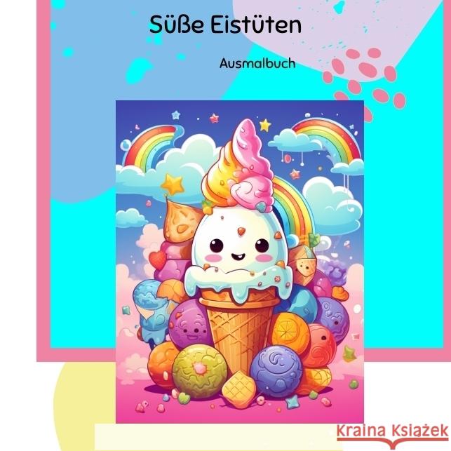 200 Süße Eistüten zum ausmalen Red, Dave 9783384354594 tredition - książka
