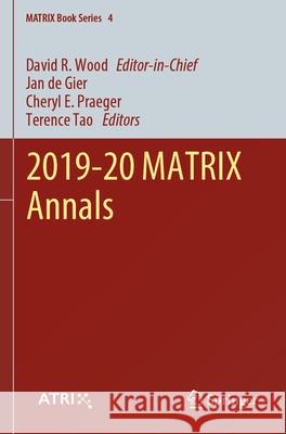 2019-20 Matrix Annals Wood, David R. 9783030624996 Springer - książka
