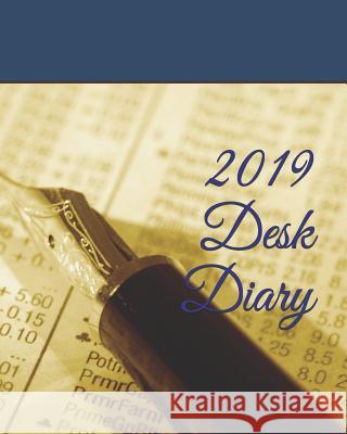 2019 Desk Diary Plain &. Simple 9781729102565 Independently Published - książka