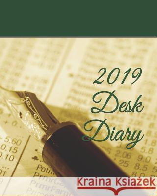 2019 Desk Diary Plain &. Simple 9781729108635 Independently Published - książka