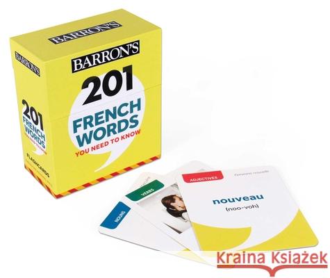 201 French Words You Need to Know Flashcards Theodore Kendris 9781506261966 Barrons Educational Series - książka