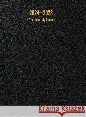 2024 - 2028 5-Year Monthly Planner: 60-Month Calendar (Black) - Large I S Anderson   9781947399402 I. S. Anderson - książka