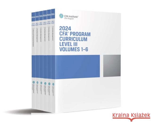 2024 CFA Program Curriculum Level III Box Set  CFA Institute 9781953337696 CFA Institute - książka