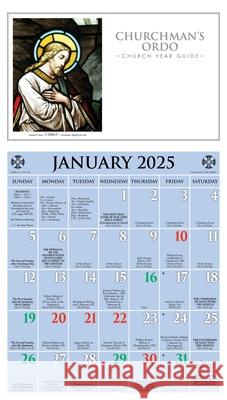 2025 Churchman's Ordo Kalendar: January 2025 Through December 2025 Ashby Company 9781640656901 Church Publishing - książka