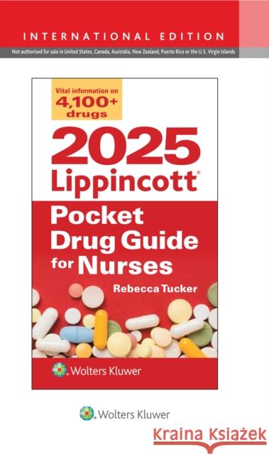 2025 Lippincott Pocket Drug Guide for Nurses REBECCA TUCKER 9781975240820 Wolters Kluwer Health - książka