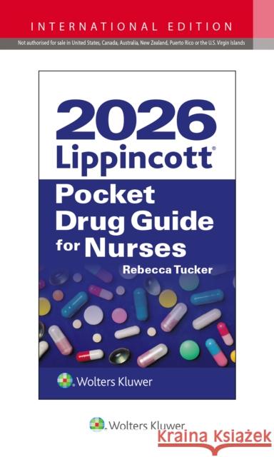 2026 Lippincott Pocket Drug Guide for Nurses REBECCA TUCKER 9781975255183 Wolters Kluwer Health - książka