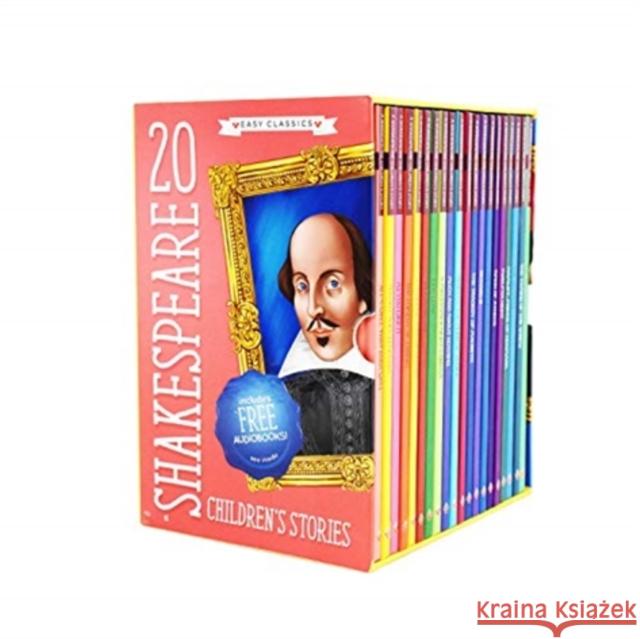 20 Shakespeare Children's Stories: The Complete Collection (Easy Classics)  9781782268918 Sweet Cherry Publishing - książka