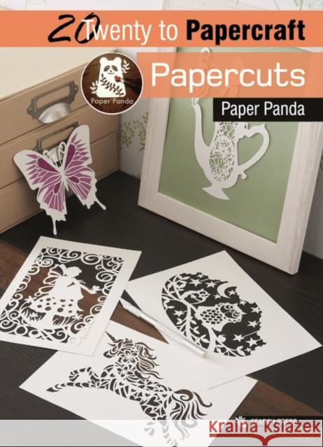 20 to Papercraft: Papercuts Paper Panda 9781782211914 Search Press Ltd - książka