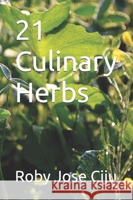 21 Culinary Herbs Roby Jose Ciju 9781508505716 Createspace Independent Publishing Platform - książka