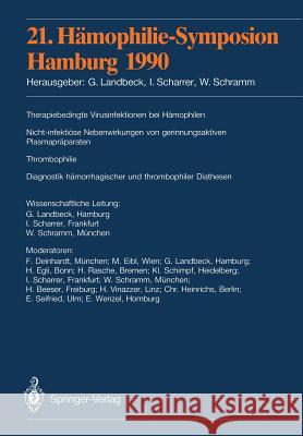 21. Hämophilie-Symposion: Hamburg 1990 Landbeck, G. 9783540542568 Not Avail - książka