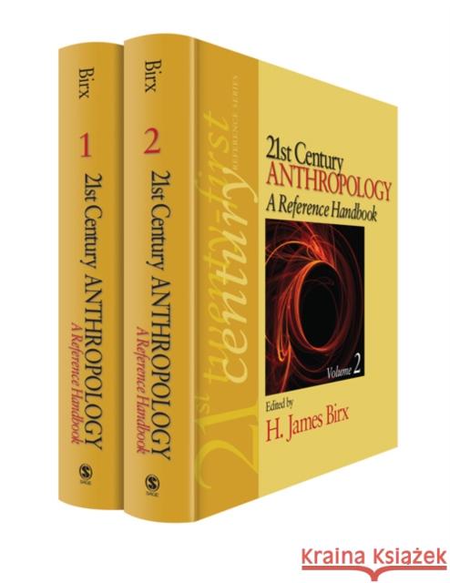 21st Century Anthropology: A Reference Handbook H James Birx 9781412957380  - książka