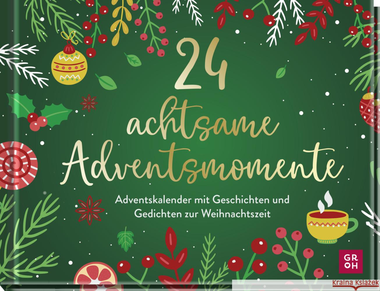 24 achtsame Adventsmomente Groh Verlag 9783848501809 Groh Verlag - książka