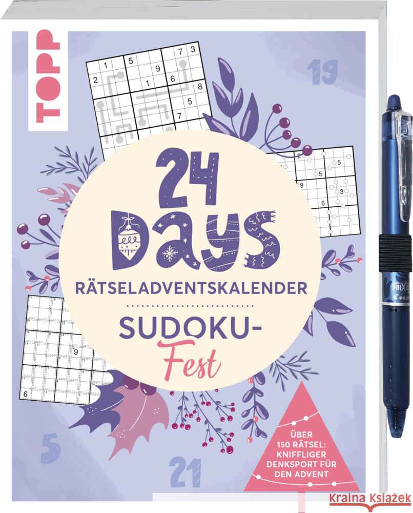 24 DAYS RÄTSELADVENTSKALENDER - Sudoku-Fest frechverlag 9783735851772 Frech - książka