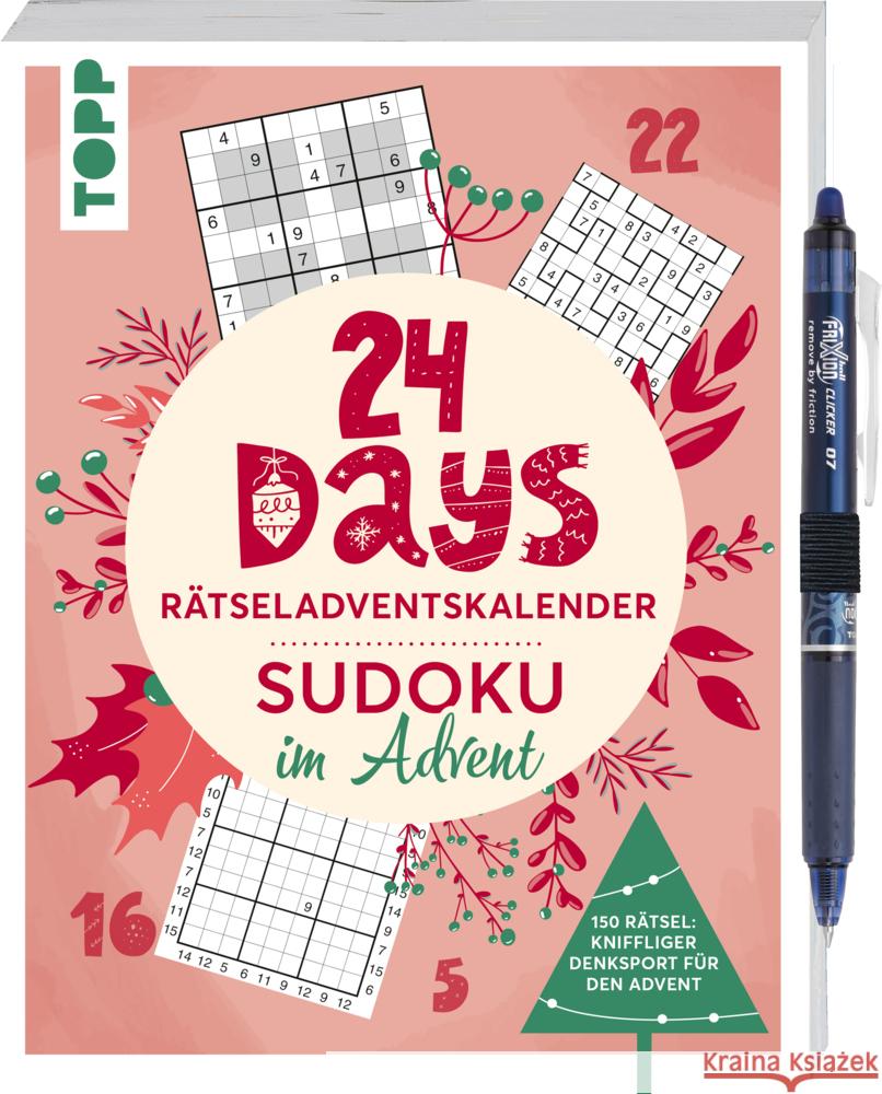 24 DAYS RÄTSELADVENTSKALENDER - Sudoku im Advent frechverlag 9783735853776 Frech - książka