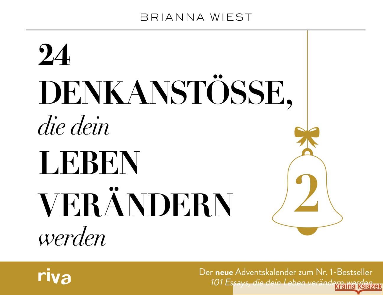 24 Denkanstöße, die dein Leben verändern werden 2 Wiest, Brianna 9783742325501 Riva - książka