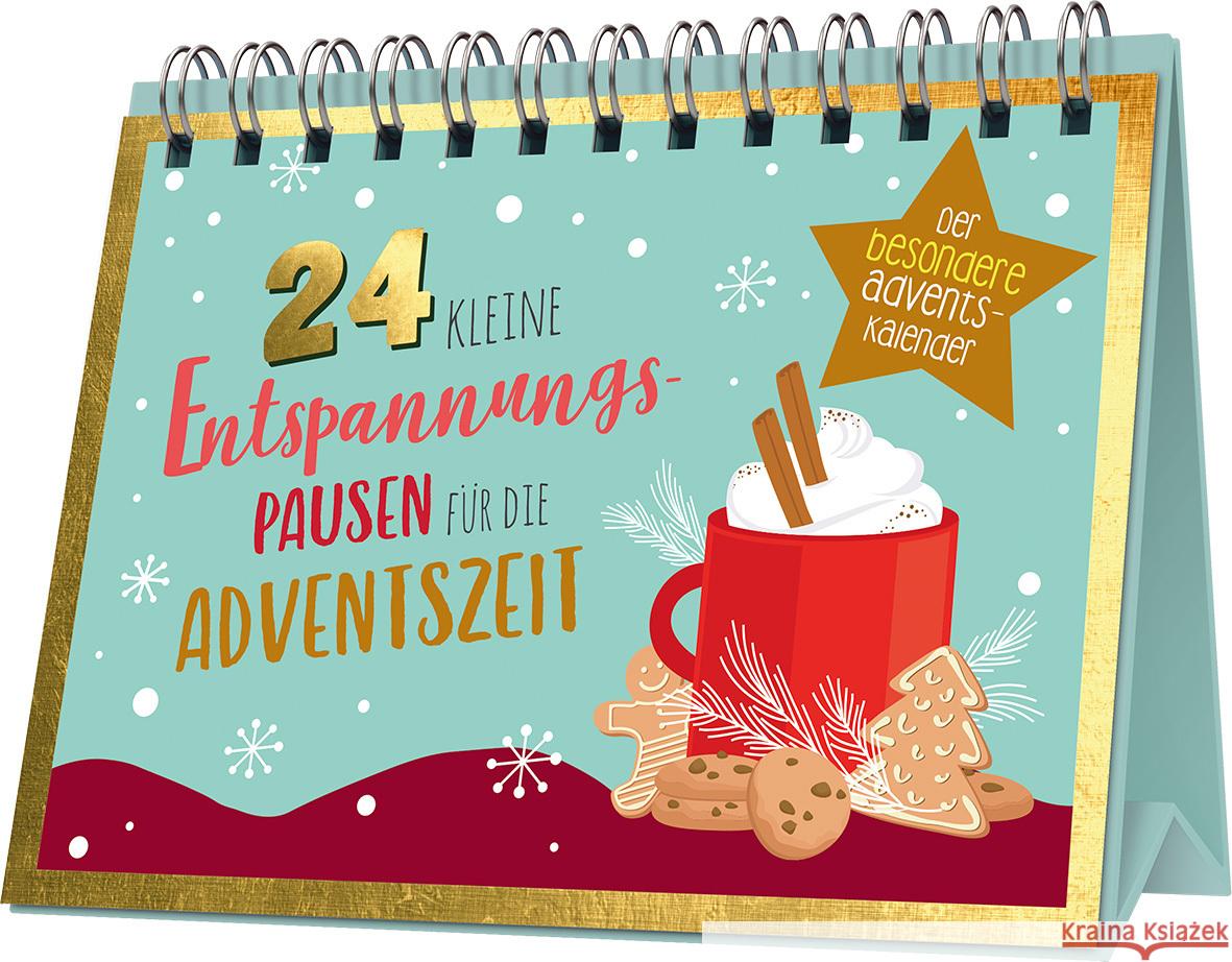 24 kleine Entspannungspausen für die Adventszeit  9783625192800 Naumann & Göbel - książka