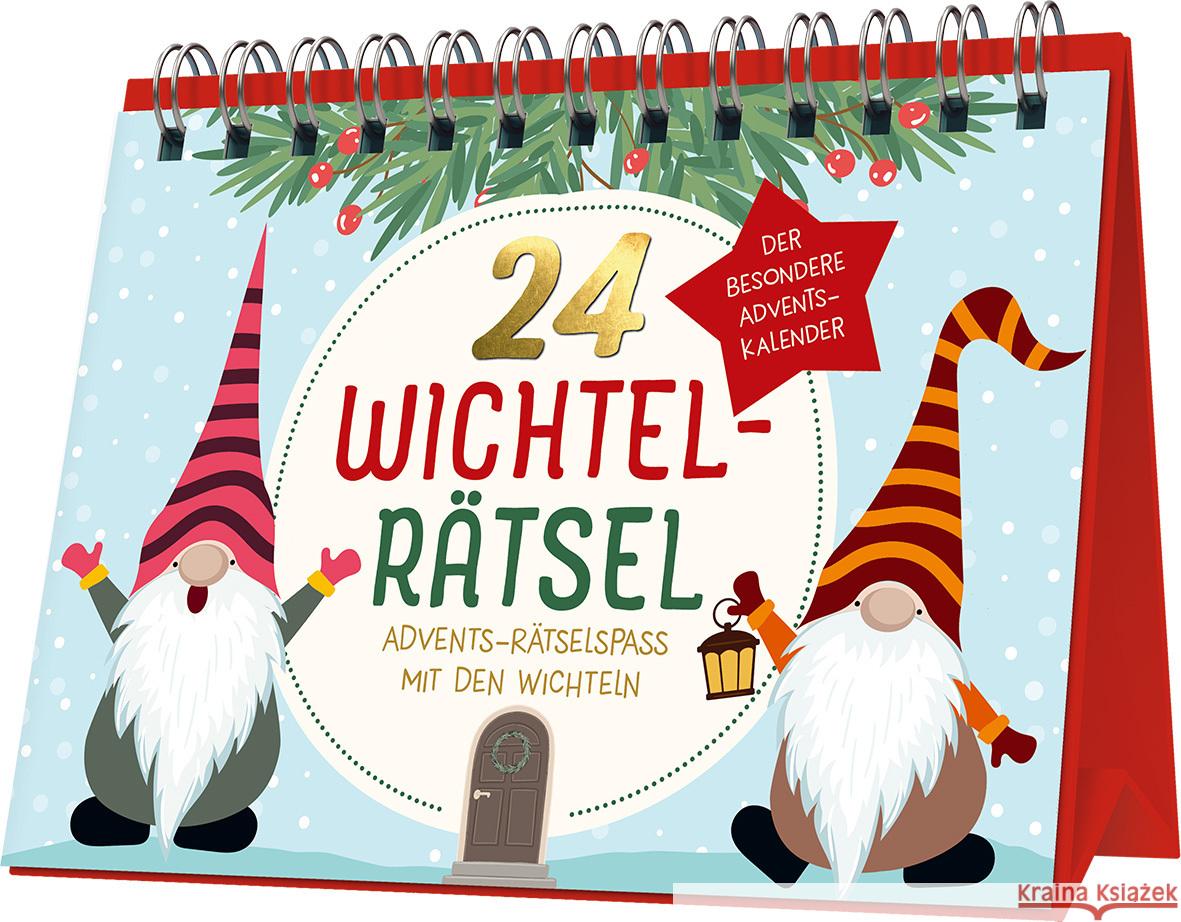 24 Wichtel-Rätsel | Advents-Rätselspaß mit den Wichteln Kiefer, Philip 9783625194439 Naumann & Göbel - książka