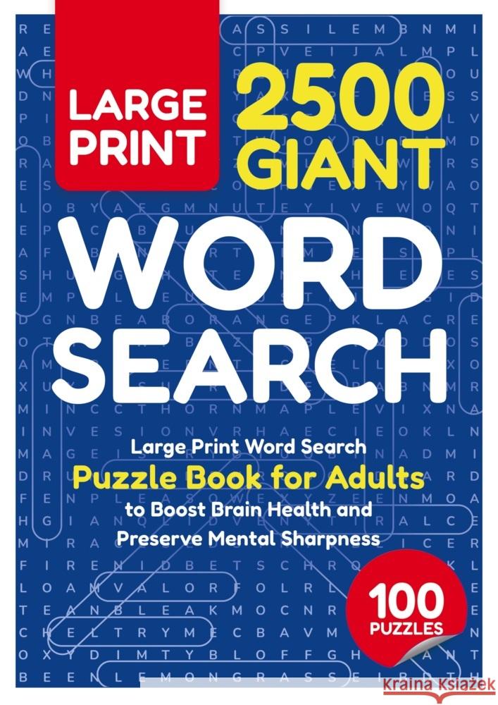 2500 Giant Word Search Johnson, Emily 9789403762326 Threeglav - książka