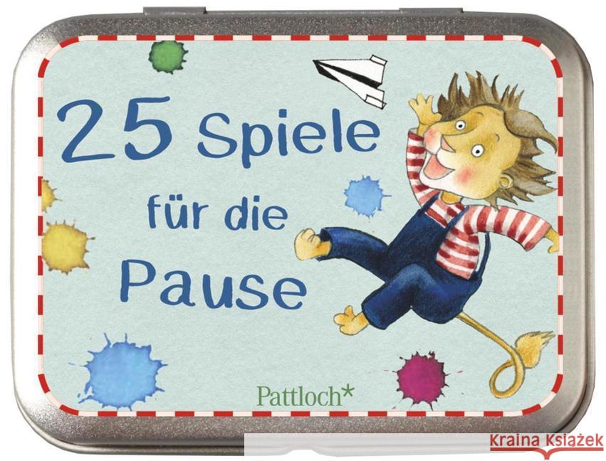 25 Spiele für die Pause (Kinderspiel) : Mit dem kleinen Löwen  4260308348488 Pattloch Geschenkbuch - książka