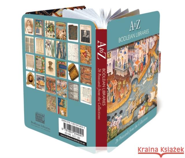 26 Postcards from the Collections: A Bodleian Library A to Z Bodleian Library 9781851244041 Bodleian Library - książka