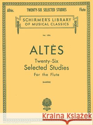 26 Selected Studies Altes Henri 9780793554225 Hal Leonard Corporation - książka