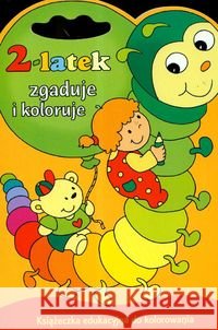 2-latek zgaduje i koloruje  9788374372329 Skrzat - książka