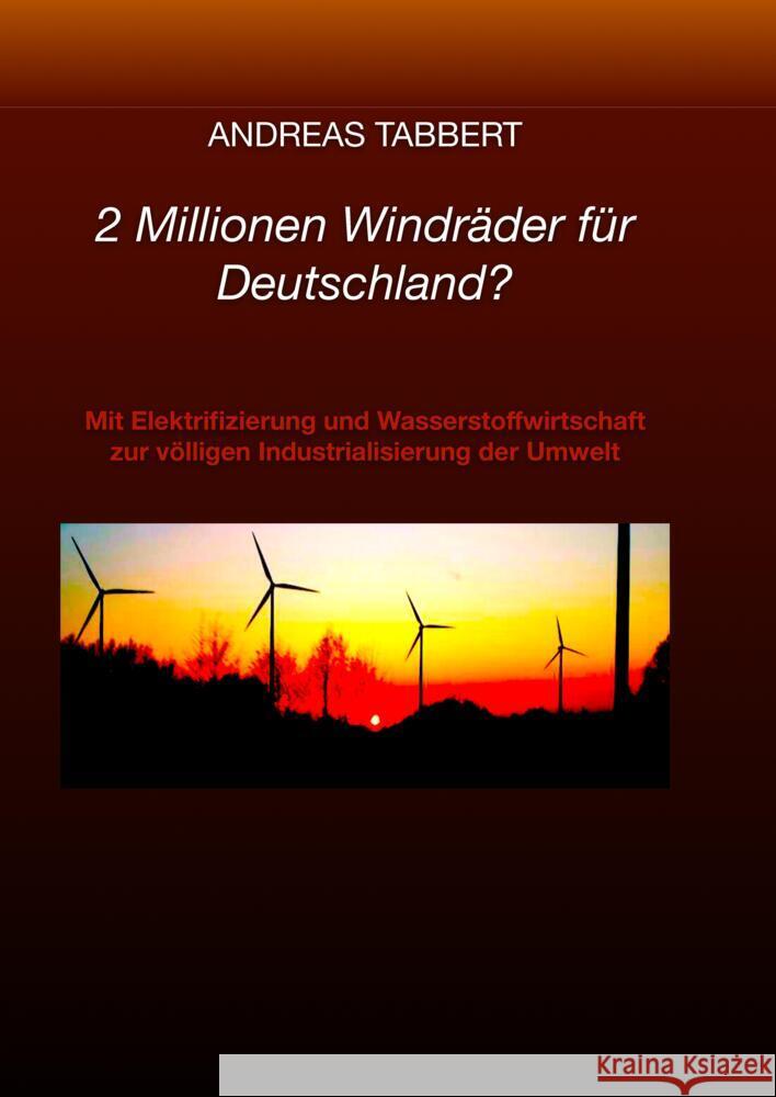 2 Millionen Windräder für Deutschland? Tabbert, Andreas 9783384547439 tredition - książka