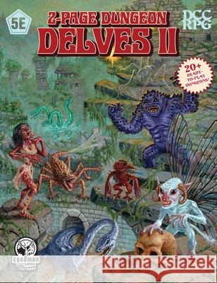 2-Page Dungeon Delves #2 Goodman Staff 9781961756571 Goodman Games LLC - książka