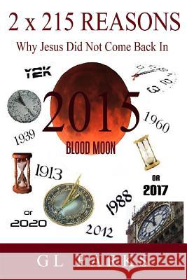 2 X 215 Reasons Why Jesus Did Not Come Back in 2015 Gl Parks 9781508676942 Createspace - książka