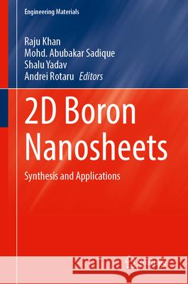 2D Boron Nanosheets  9789819770137 Springer - książka