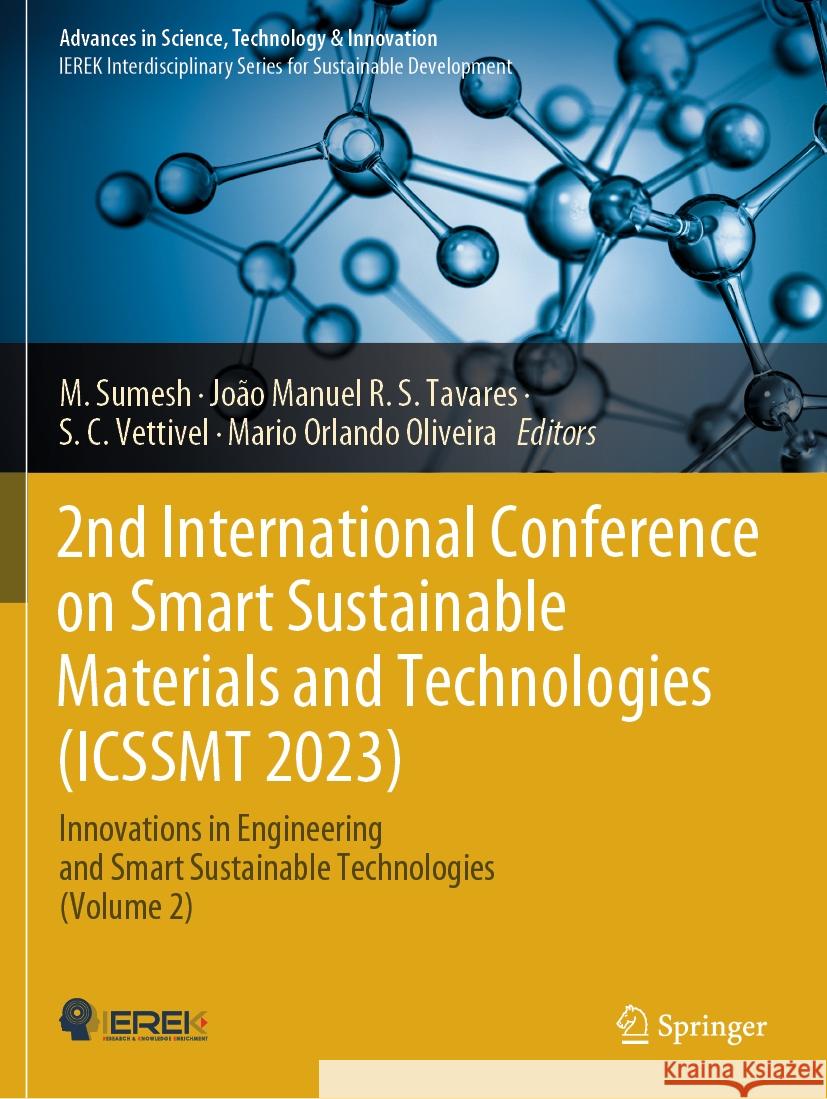 2nd International Conference on Smart Sustainable Materials and Technologies (ICSSMT 2023)  9783031500268 Springer Nature Switzerland - książka