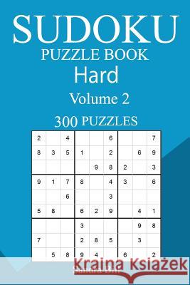 300 Hard Sudoku Puzzle Book Sandra Bill 9781717000118 Createspace Independent Publishing Platform - książka