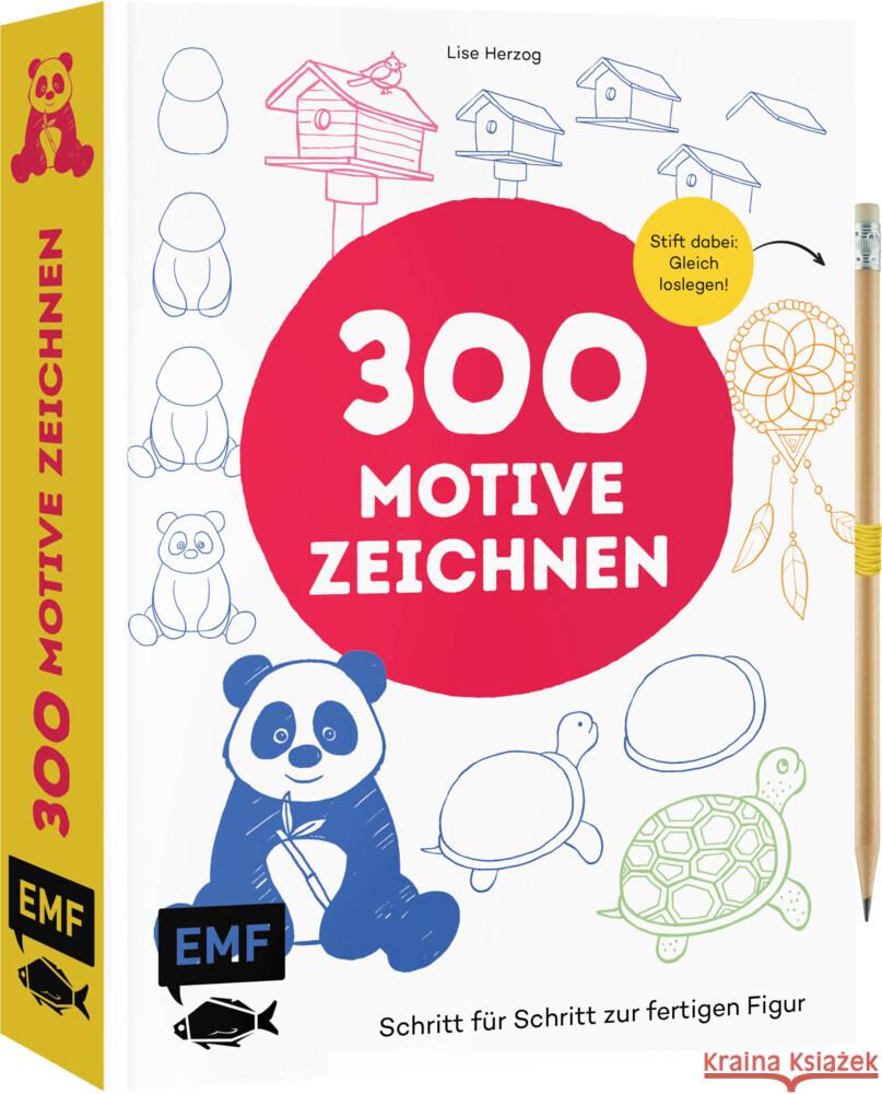 300 Motive zeichnen Herzog, Lise 9783745924794 Edition Michael Fischer - książka