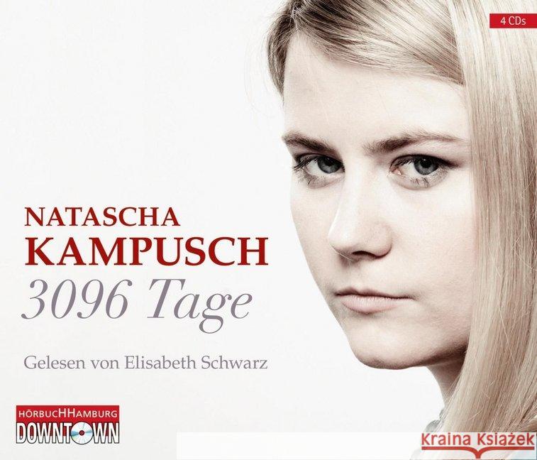 3096 Tage, 4 Audio-CDs : Gekürzte Lesung Kampusch, Natascha 9783869090986 Downtown - książka