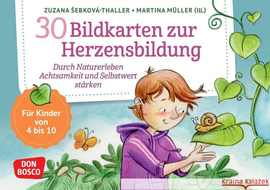30 Bildkarten zur Herzensbildung, m. 1 Beilage Sebková-Thaller, Zuzana 4260694921104 Don Bosco Medien - książka