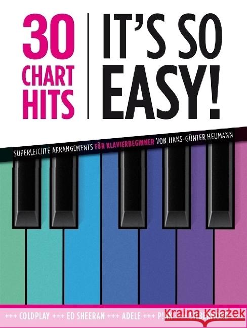 30 Chart Hits - It's so easy!, Klavier : Songbook für Klavier. Superleicht für Klavierbeginner Heumann, Hans-Gunter 9783865439970 Bosworth Musikverlag - książka