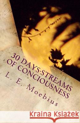 30 Days-Streams of Conciousness L. E. Moebius 9781530108268 Createspace Independent Publishing Platform - książka