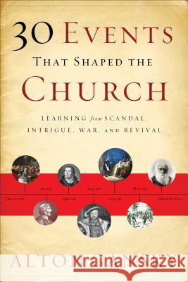 30 Events That Shaped the Church: Learning from Scandal, Intrigue, War, and Revival Alton Gansky 9780801016080 Baker Books - książka