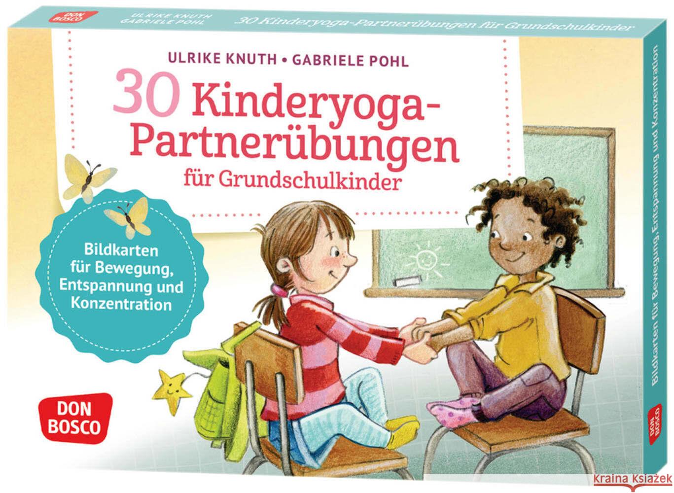 30 Kinderyoga-Partnerübungen für Grundschul-Kinder Knuth, Ulrike 4260694922644 Don Bosco Medien - książka