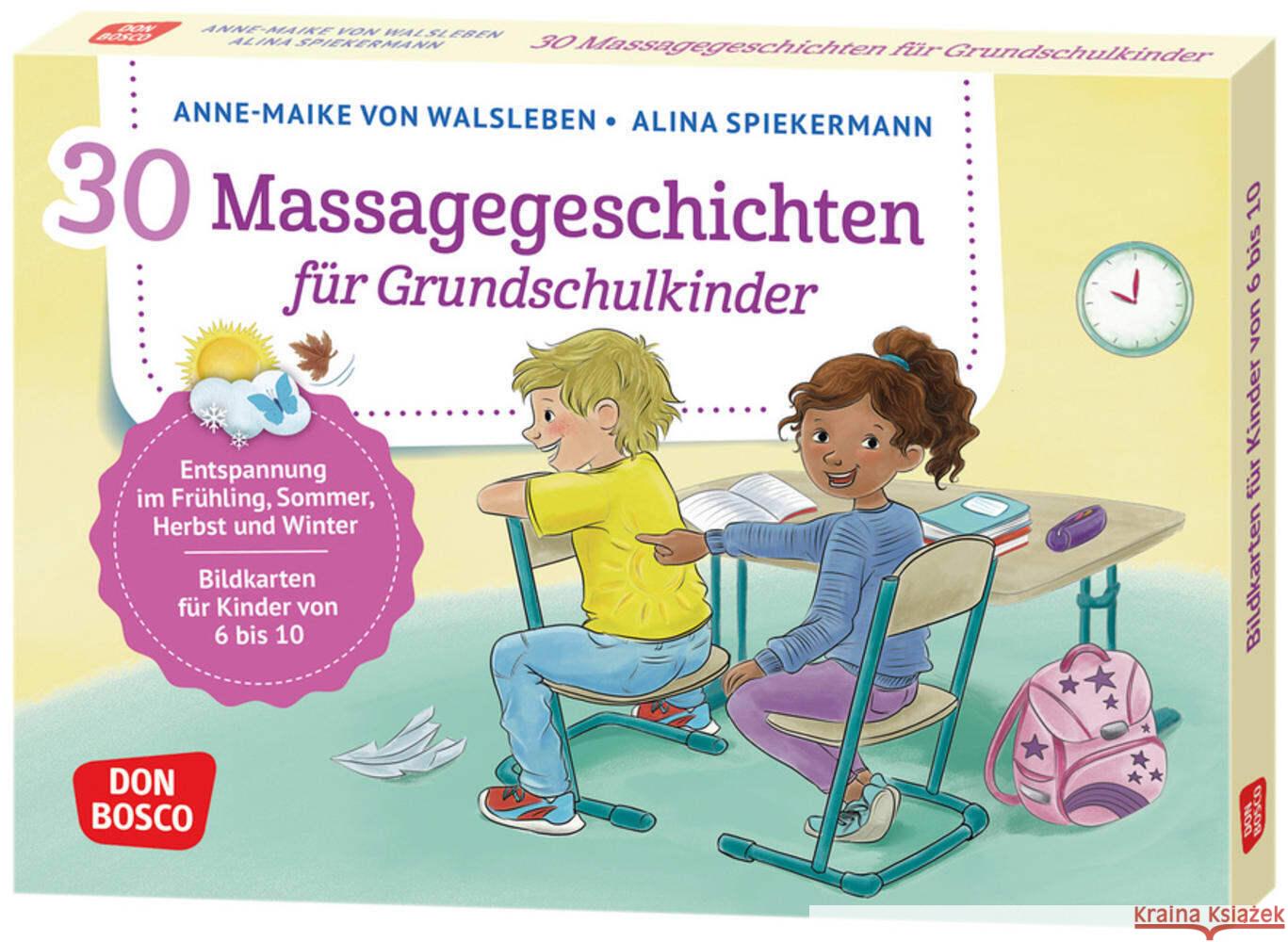 30 Massagegeschichten für Grundschulkinder von Walsleben, Anne-Maike 4260694922309 Don Bosco Medien - książka