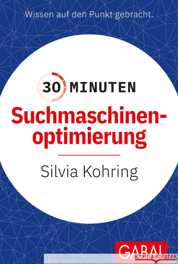 30 Minuten Suchmaschinenoptimierung Kohring, Silvia 9783967391046 GABAL - książka